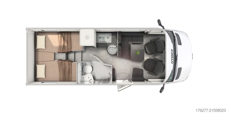 Demi-intégralité Hymer B MC T 600 Mercedes