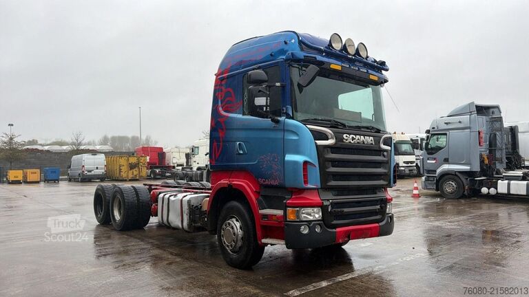 Chasis con cabina Scania R 500 V8 (6X4 / MANUAL GEARBOX / BOITE MANUELLE)