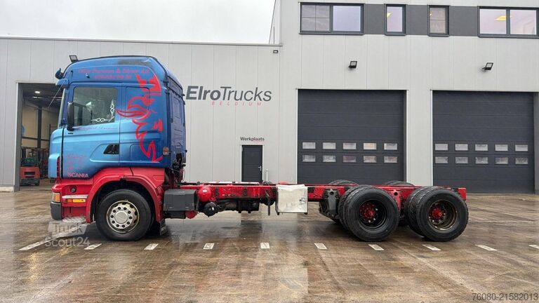 Chasis con cabina Scania R 500 V8 (6X4 / MANUAL GEARBOX / BOITE MANUELLE)