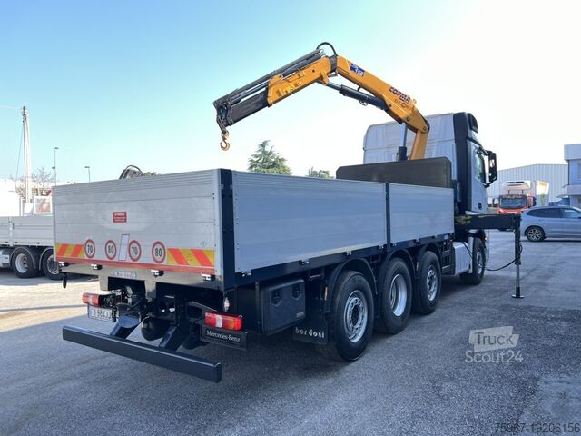 Ciężarówka burtowa z dźwigiem Mercedes-Benz Actros 2545