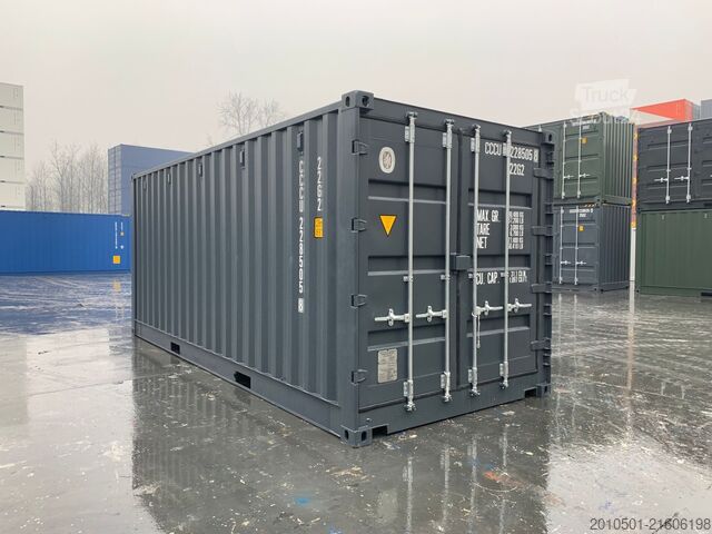 Conteneur d'expédition 20 Fuß Open Side Seecontainer / neu / Anthrazit / side Door Container