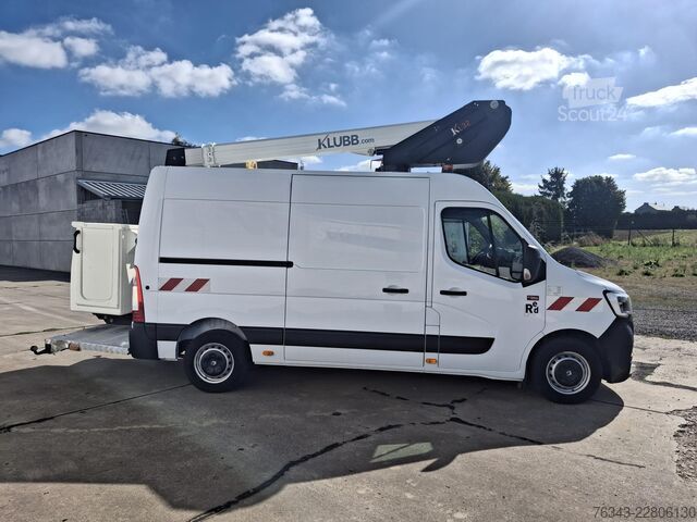 Podnośnik koszowy na samochodzie dostawczym RENAULT MASTER F3500 2.3 DCI 145 - NACELLE KLUBB