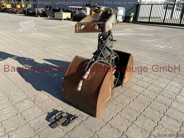 Διπλοκέλυφος αρπάγη Kaiser ZSG 4-8, 600 mm, MS08 για μεσαίου μεγέθους εκσκαφέα. Kaiser Zweischalengreifer ZSG 4-8 600 mm MS08 Midibagger