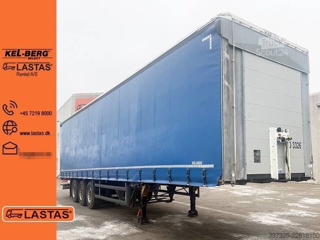 Drsne ponjave Kel-Berg 3 axle Curtainsider / Planenauflieger