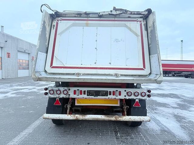 Skraldevogn Kel-Berg 4 axle Tipper / Alukastenmulde Kipper