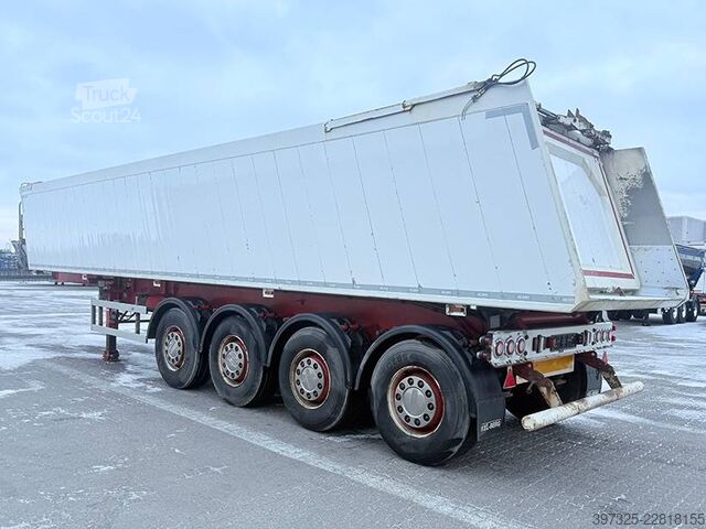 Skraldevogn Kel-Berg 4 axle Tipper / Alukastenmulde Kipper
