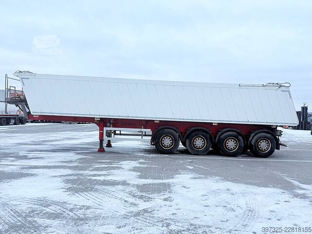 Skraldevogn Kel-Berg 4 axle Tipper / Alukastenmulde Kipper