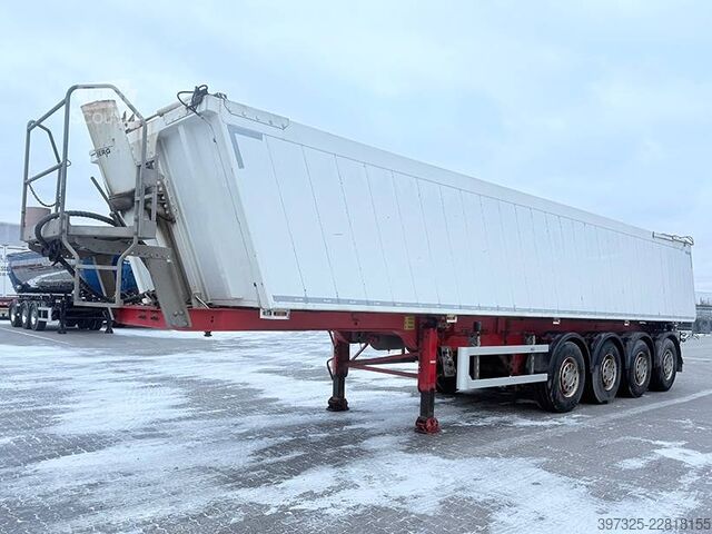 Skraldevogn Kel-Berg 4 axle Tipper / Alukastenmulde Kipper