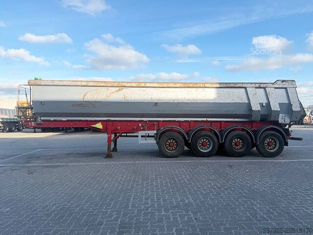 Kipper HK TIPPER 4 axle Tipper / Alukastenmulde Kipper 39m3