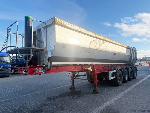 Kipper HK TIPPER 4 axle Tipper / Alukastenmulde Kipper 39m3