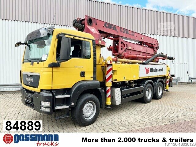 Betonpompwagen MAN TGS 33.440 6X4 BB, Betonpumpe CIFA K31L XZ, 31m