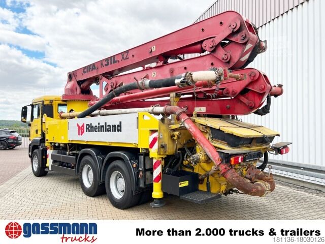 Betonpompwagen MAN TGS 33.440 6X4 BB, Betonpumpe CIFA K31L XZ, 31m
