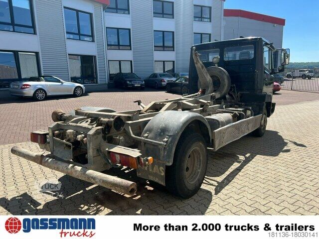 Telehoist konténeres teherautó Mercedes-Benz LK 817 4x2/37, City-Abroller, 6-Zylinder Motor