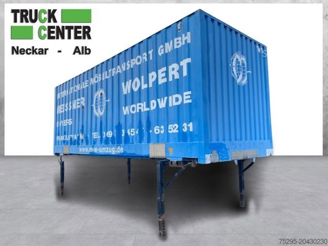 Anhänger-Wechselpritsche 745 Stahl BDF-Brücke Container Koffer Türen