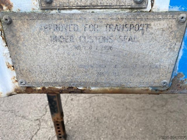 Anhänger-Wechselpritsche 745 Stahl BDF-Brücke Container Koffer Türen