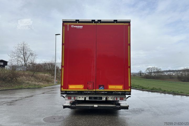 Brandalı açık yarı römork Krone SD Plane / HB / Swiss-Vehicle