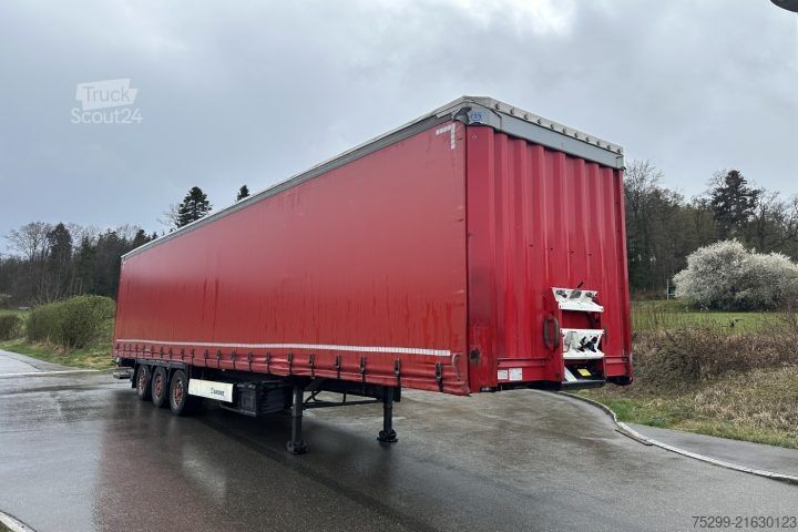 Brandalı açık yarı römork Krone SD Plane / HB / Swiss-Vehicle