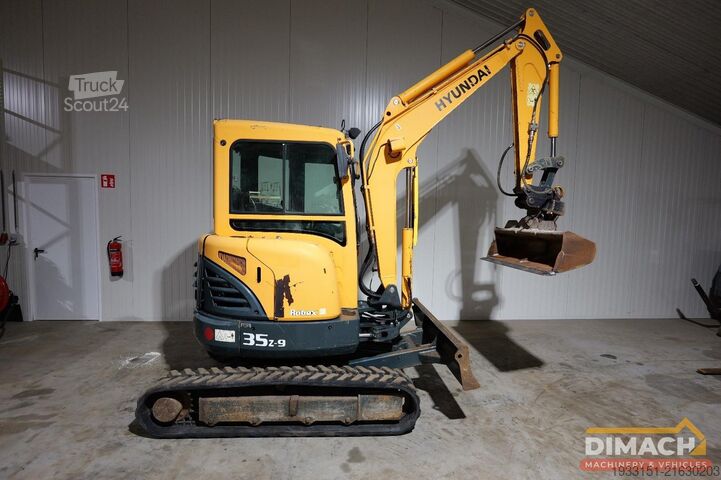 мини багер Hyundai ROBEX35Z-9 Robex 35Z-9 - 3650 kg - airco - CE -...