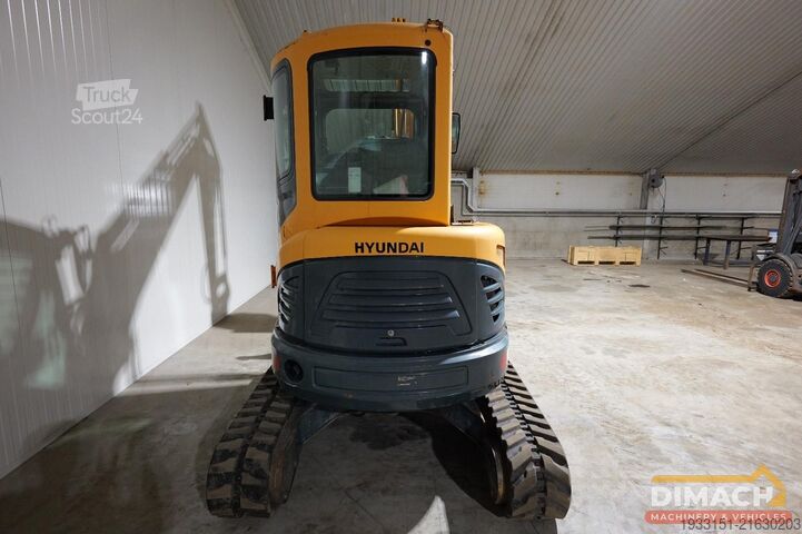 мини багер Hyundai ROBEX35Z-9 Robex 35Z-9 - 3650 kg - airco - CE -...