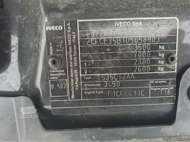 Chladiareň dodávka IVECO DAILY 35C16H3.0 FRIGO ATP