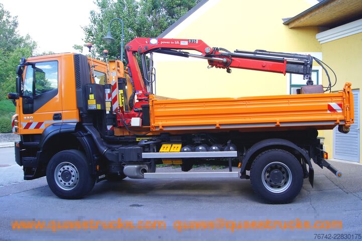āķa konteineru automašīna Iveco 190T33 TRAKKER 4x4/ MARREL/ HMF 835/Euro5/ Winterdienst