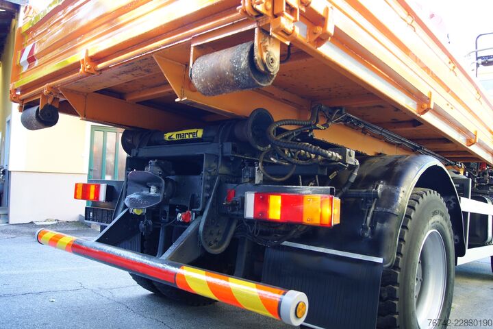 ανατρεπόμενο φορτηγό Iveco 190T33 TRAKKER 4x4/ MARREL-Abrollkipper/ HMF 835/ Euro5