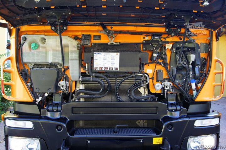 ανατρεπόμενο φορτηγό Iveco 190T33 TRAKKER 4x4/ MARREL-Abrollkipper/ HMF 835/ Euro5