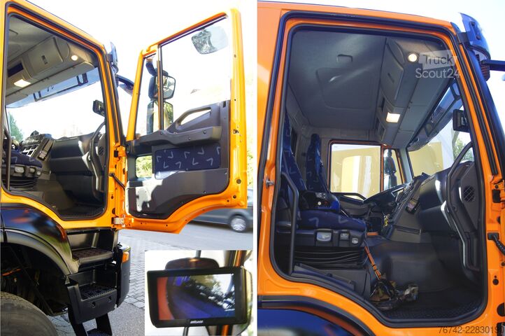 ανατρεπόμενο φορτηγό Iveco 190T33 TRAKKER 4x4/ MARREL-Abrollkipper/ HMF 835/ Euro5