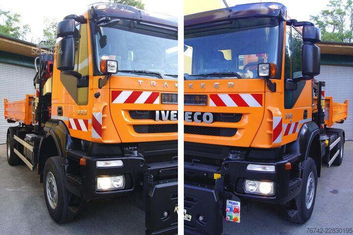 Autolaadkraan Iveco 190T33 TRAKKER 4x4/ MARREL/ HMF 835/Euro5/ Winterdienst