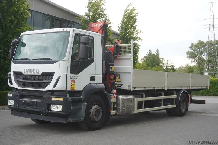πλατφόρμα Iveco STRALIS 19.310 E6 / Flatbed 19 EPAL / FA