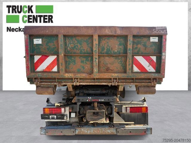 Ruloninė konteinerinė savivartis IVECO TRAKKER AD340T45 8x4 HIAB Hakenlift Retarder