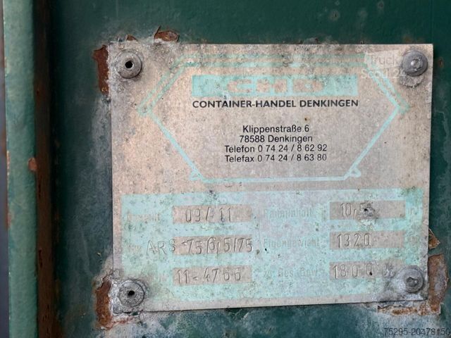 Ruloninė konteinerinė savivartis IVECO TRAKKER AD340T45 8x4 HIAB Hakenlift Retarder