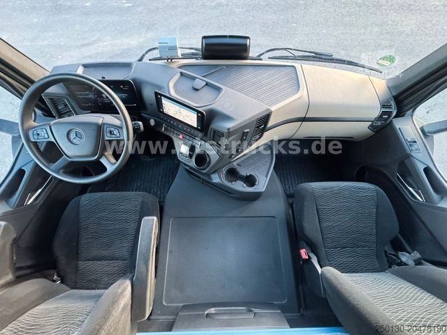 Plattewagen met zeil MERCEDES-BENZ Actros MP5 2545 Palfinger + Krone AZ18