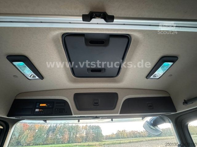 Φορτηγό πλατφόρμα με μουσαμά MERCEDES-BENZ Actros MP5 2545 Palfinger + Krone AZ18