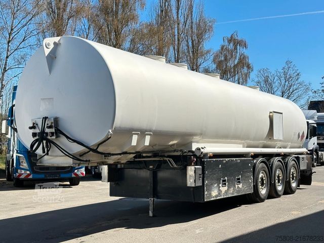 Tankauflieger LINDNER Lindner&Fischer Tank Diesel/Benzin FL/AT Pumpe