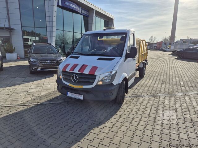 Atkritumu savākšanas transportlīdzeklis Mercedes-Benz Sprinter 316 CDi Aut. / HUMMEL HU2 / WEBASTO / ...
