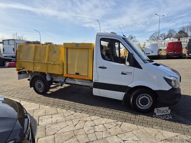Atkritumu savākšanas transportlīdzeklis Mercedes-Benz Sprinter 316 CDi Aut. / HUMMEL HU2 / WEBASTO / ...