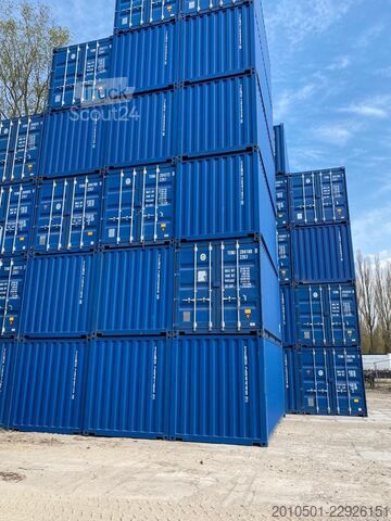 вантажний контейнер 20 Fuß Seecontainer RAL5010 Container Kontener Kontainer Shipping Box Self