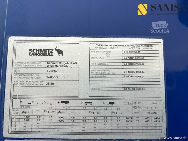 Kühlauflieger SCHMITZ CARGOBULL SCB*S2/Carrier TS 1450-12/3X Vorhanden