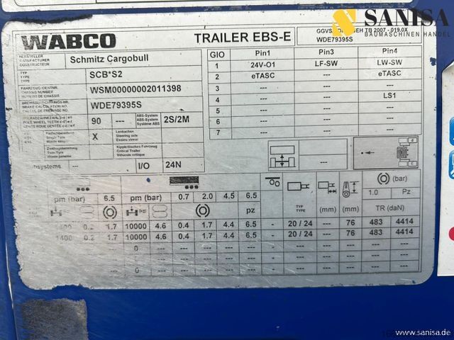 Kühlauflieger SCHMITZ CARGOBULL SCB*S2/Carrier TS 1450-12/3X Vorhanden
