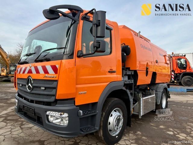 Varredora de rua MERCEDES-BENZ Atego 1318/Bucher CityFant 6000