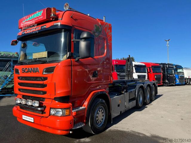Koukkuvarsijärjestelmä Scania R500 R500 8x4*VELSYCON Combilift*Silosteller*Ab...