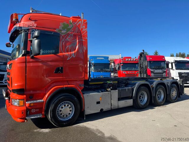 Koukkuvarsijärjestelmä Scania R500 R500 8x4*VELSYCON Combilift*Silosteller*Ab...