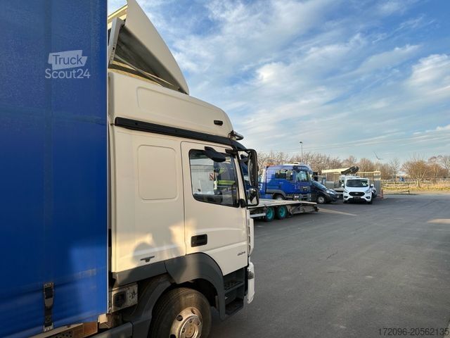 Camion plateau avec bâche MERCEDES-BENZ Atego 824 Top-Ausstattung*Plane-Pritsche*Top