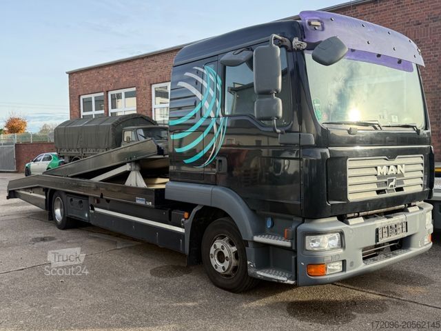 Camion porte-voitures MAN TGL 8.210BL Moetefindt Doppelstock, Klima, Winde