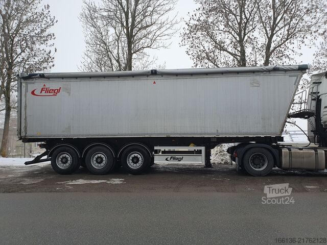полуприцеп-самосвал FLIEGL Sattelkipper ALU 50m³ DHKA 390