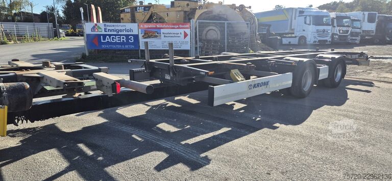 Swap-chassis trailer Krone ZZW 18 Tandem Lafette Jumbo