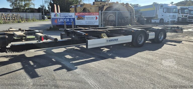 Swap-chassis trailer Krone ZZW 18 Tandem Lafette Jumbo