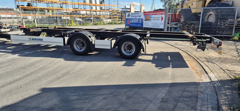 Swap-chassis trailer Krone ZZW 18 Tandem Lafette Jumbo