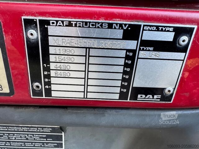 Car transporter DAF LF 45 Oprijwagen